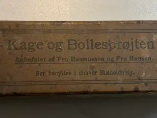 Antik bollesprøjte i original æske 