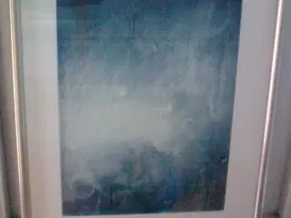 Snevinter signeret værk 1992 i passepartout 