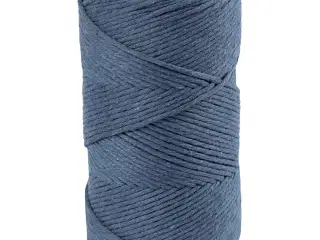 Bæredygtig Blå Macramé Snor 198m - 2mm Diameter