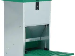 Automatisk foderautomat til fjerkræ 8 kg med trædeplade