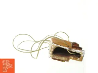 Bordlampe med figur (str. 14 x 16 x 8 cm)