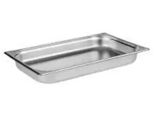 6 stk. Kantine stål 1/1 GN H65 mm 9 ltr APS