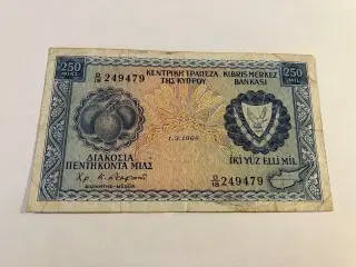 250 Mil Cyprus 1968
