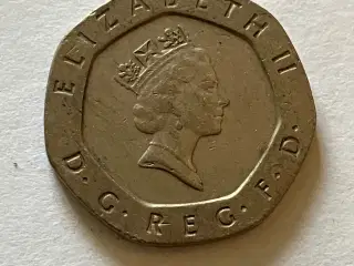 20 Pence England 1989