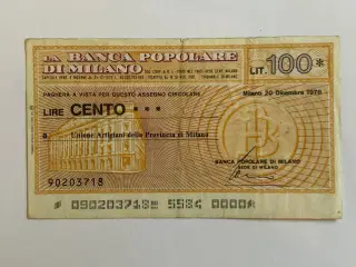 100 Lire - Milano 1977