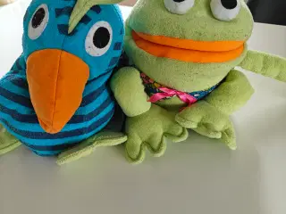 Kaj og Andrea hånddukker sælges