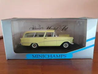 MINICHAMPS - Gul Opel Rekord stationscar
