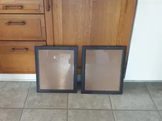 Rammer m plexi glas 32x39 2stk10kr