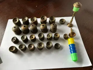 Danske kobber mønter genbruges til små lamper