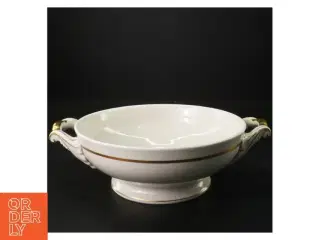 Porcelæns suppe terrin med låg og håndtag fra KPM (str. 21,5 cm i diameter)