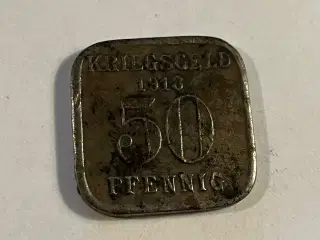 Kriegsgeld 50 Pfennig 1918 Germany