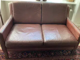 2 personers lædersofa