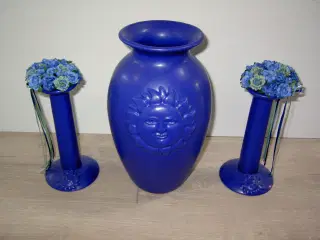 Porcelæn, Vase og Lysestager