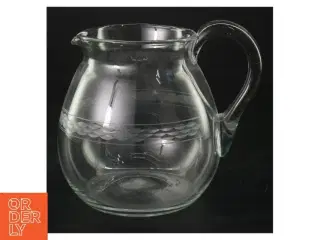 Retro Glasvandkande (str. H. 13 cm. ø. 13,5 cm)