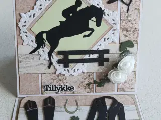 Heste kort med tillykke på sælges.