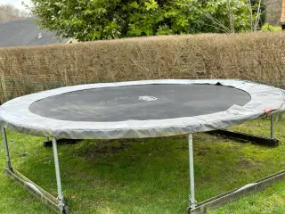Trampolin, Berg trampolin, Ø, 380 cm GRÅ Favorit 