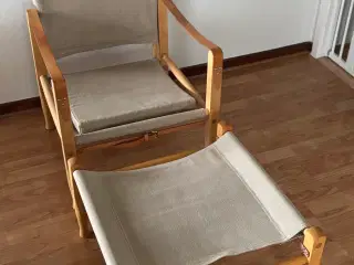 Kaare Klint safaristol + skammel