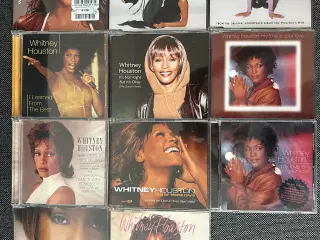 Whitney Houston cd maxi singler 11 stk 