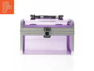 Lille transparent smykkeskrin (str. 18x12x12 cm)