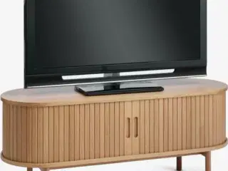 TV-bord LYNGVIG 120cm jalousi natur eg.
