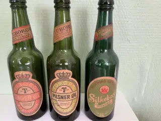 Gamle  øl flasker
