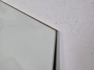 Chat board magnetisk glastavle i hvid, 150x120 cm.