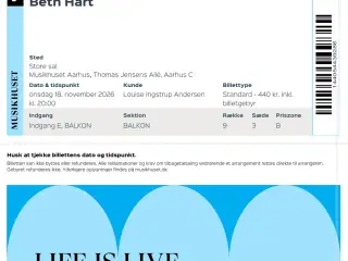 Beth Hart Musikhuset Århus