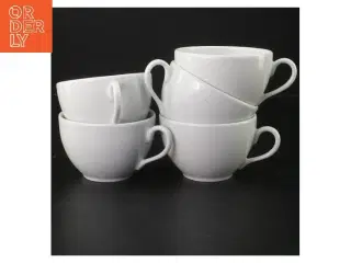 5 stk Pillivuyt Cecil kaffekopper (18 cl) UDEN underkopper.