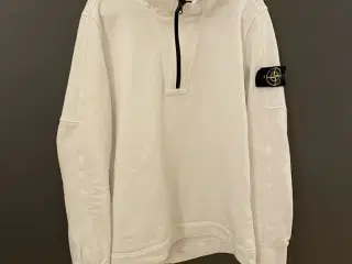 Stone Island zip hoodie hvid