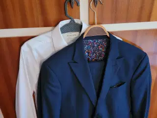 Bertoni jakkesæt mørkeblå
