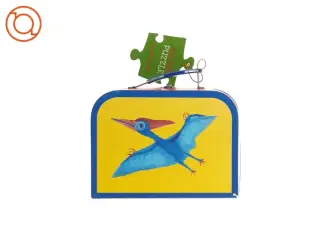 Kuffert med 3 dino puslespil