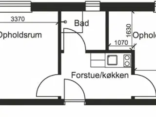 42 m2 lejlighed i Viborg