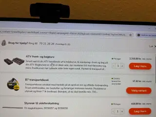 ATV front- og bagkurv