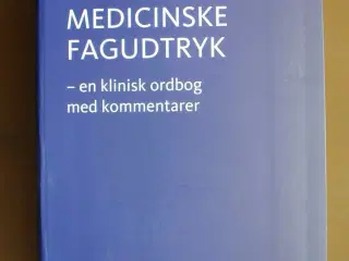 medicinske fagudtryk - en klinisk ordbog med komme