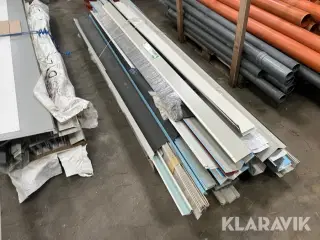 Lot - Stålprofiler og skinner