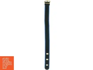 Blåt velourbælte fra Guy Laroche (str. Længde. 81 cm. b. 6 cm)
