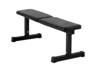 Rebel ACTIVE – lige træningsbænk, foldbar – sort