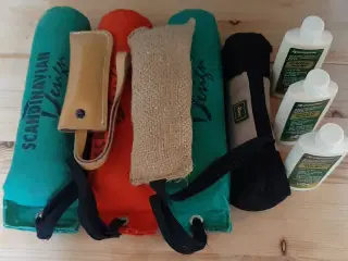 Apporterings Dummy´s 11 stk. og 3 stk træningsduft
