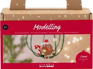 Mini DIY Kit Modellering, Peberkagemand, ass. farver, 1 pk.