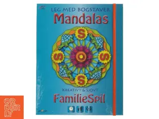 Bogstavspil Mandalas Familiespil fra Unicorn (str. 21x27 cm)