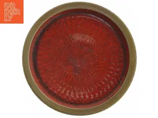 Keramikskål med rød glasur fra Nymlle (str. Ø. 18 cm)