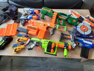Nerf Guns stor samling 