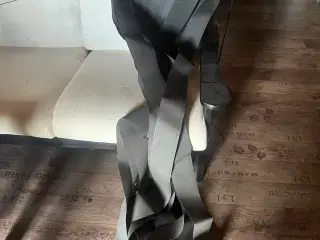 Lamelgardin, sort, 240x200 cm