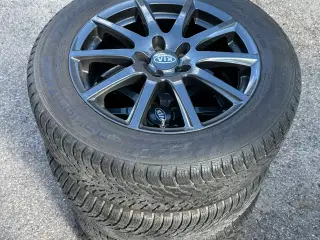 Kia alufælge med vinter dæk 5x114.3 krydsmål 