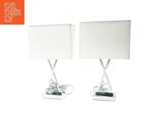 Moderne bordlamper, sæt af 2 (str. 40x25 cm)