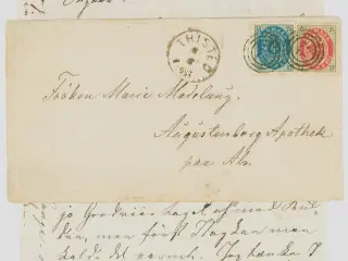 Thisted, 1878. Brev til udlandet