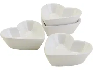 Hjerteformede skåle, diam. 8 cm, 12stk./ 1 pk.