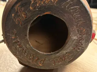 Bordlampe af keramik af Ernst Faxe