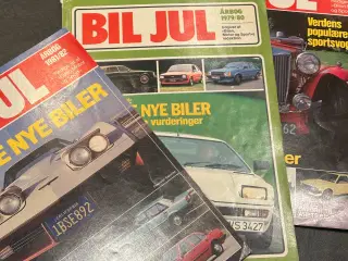 Bil Jul årbøger 1979/80 – 1981/82 (3 stk.)