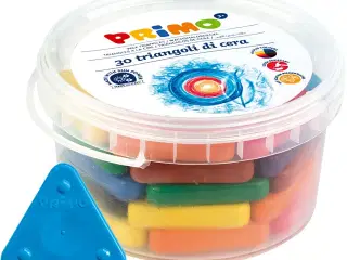 PRIMO Vokskridt - 30 stk. Assorterede Farver